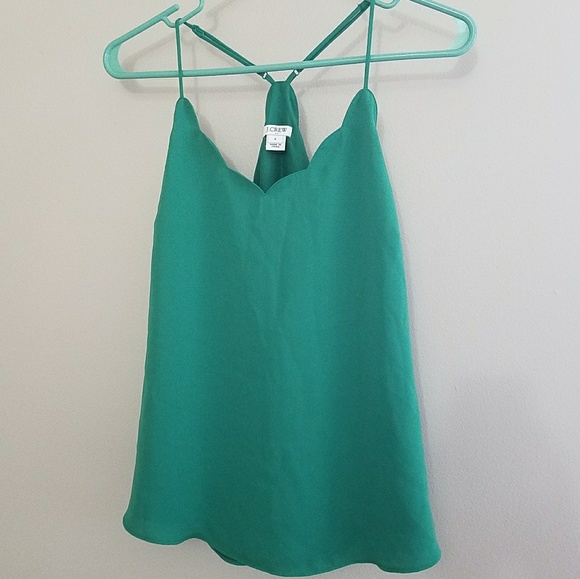 J. Crew Tops - Green J Crew Tank Top